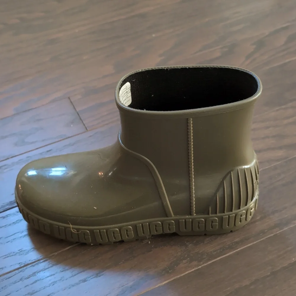 UGG Size 8 Olive Green Rain Boot - Picture 6 of 11